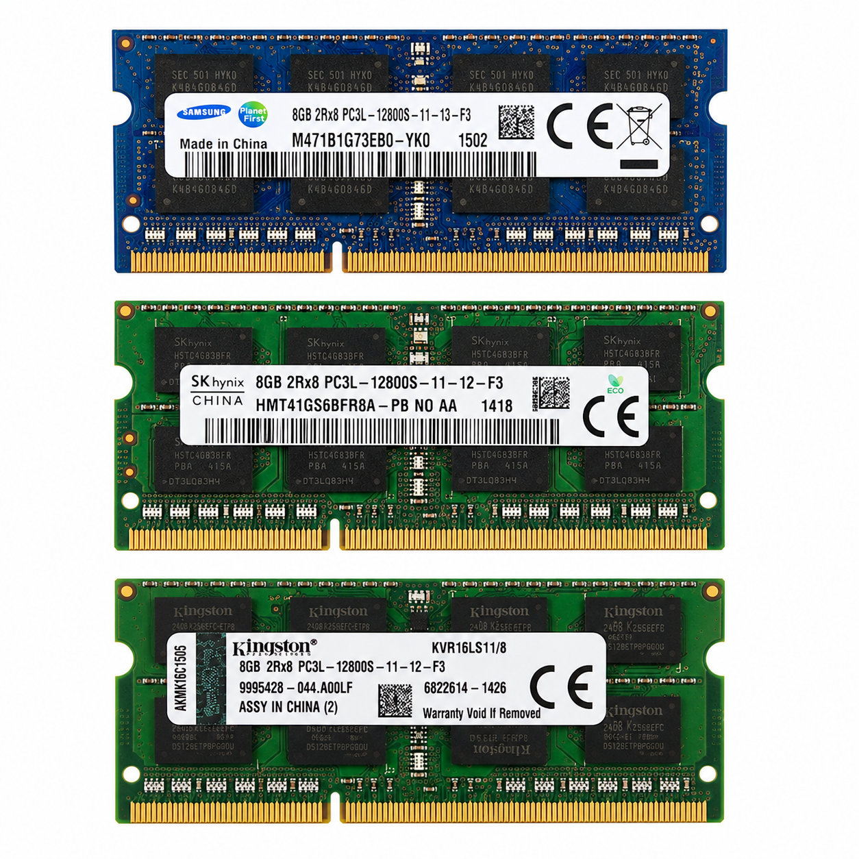 Memoria Ram Notebook 8GB DDR3L 1600MHz