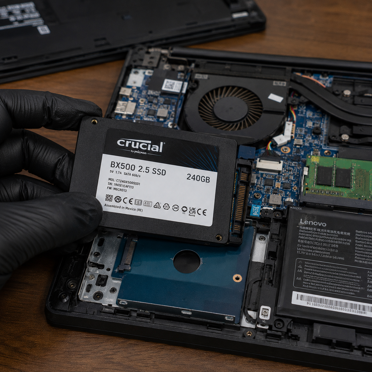 UPGRADE (Instalación Disco SSD)