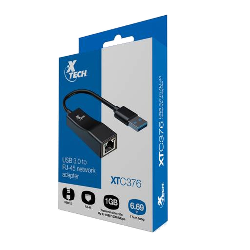 Adaptador de Red USB 3.0 a RJ45 Xtech XTC-373