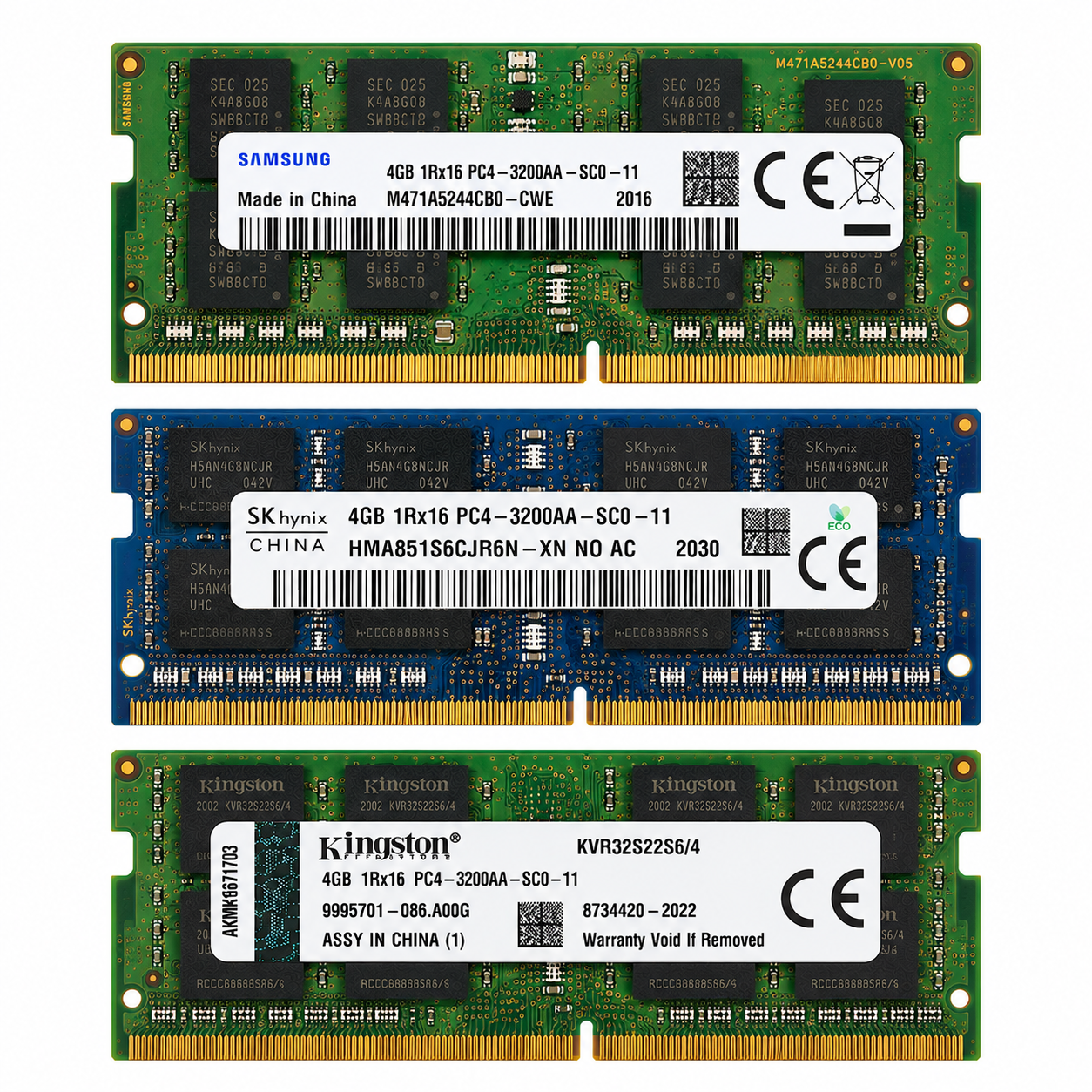 Memoria Ram Notebook 4GB DDR4 3200MHz