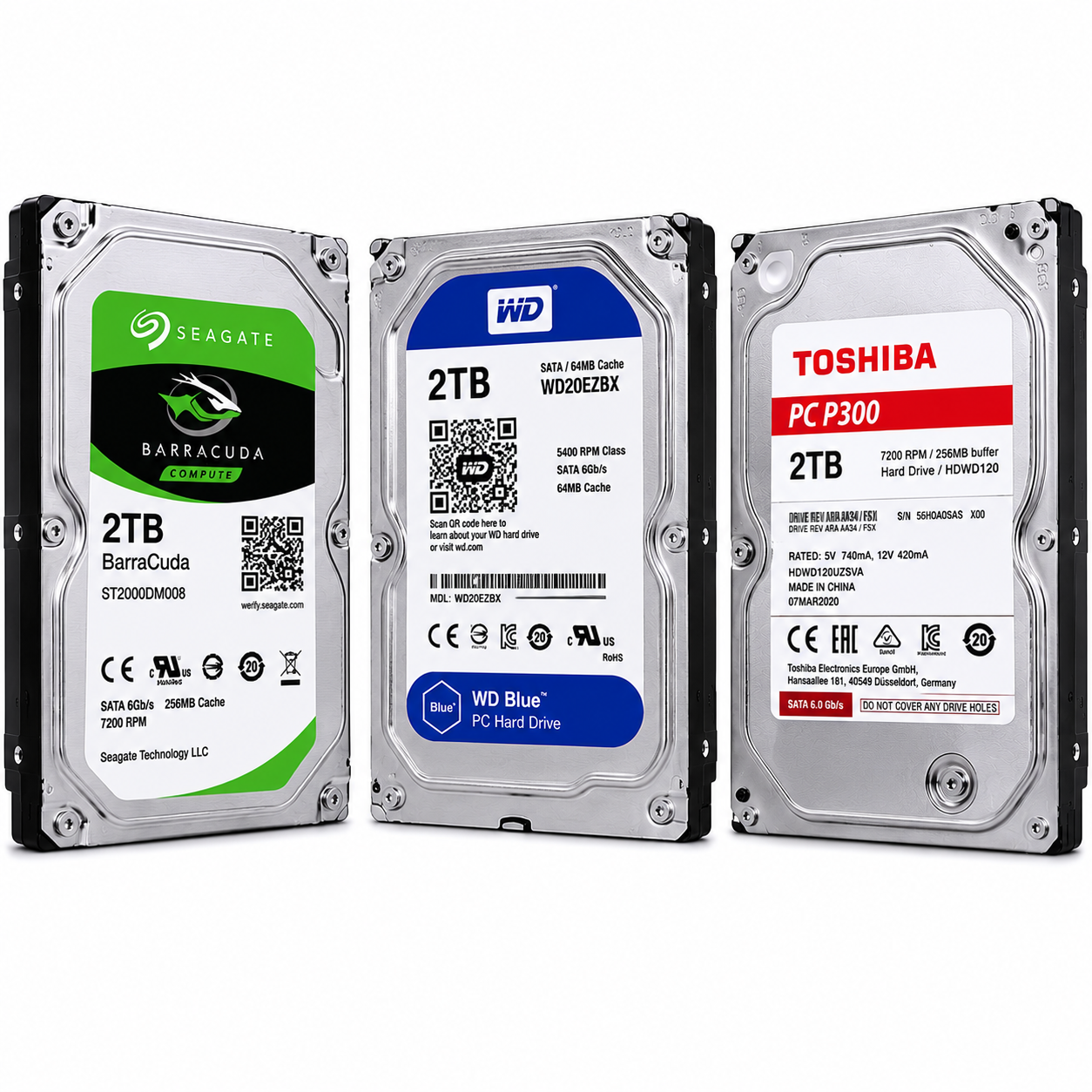 Disco Duro HDD 3.5" 2TB para PC y DVR