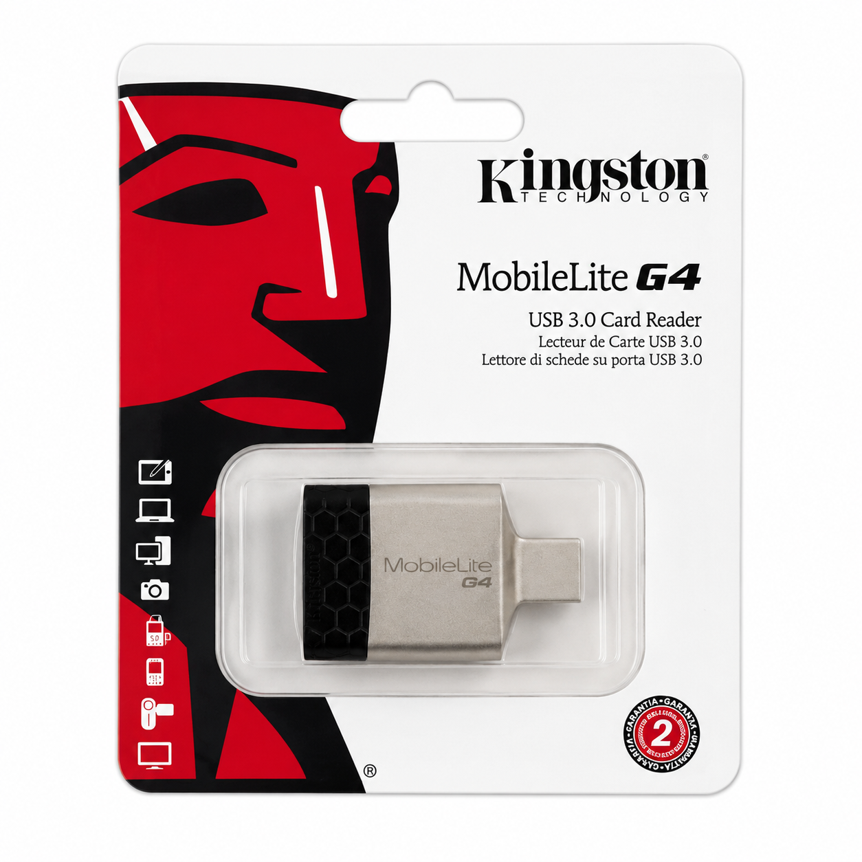 Lector de Tarjetas SD Kingston MobileLite G4 USB 3.0